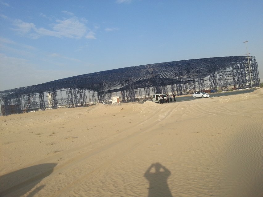 合山大型场馆网架工程