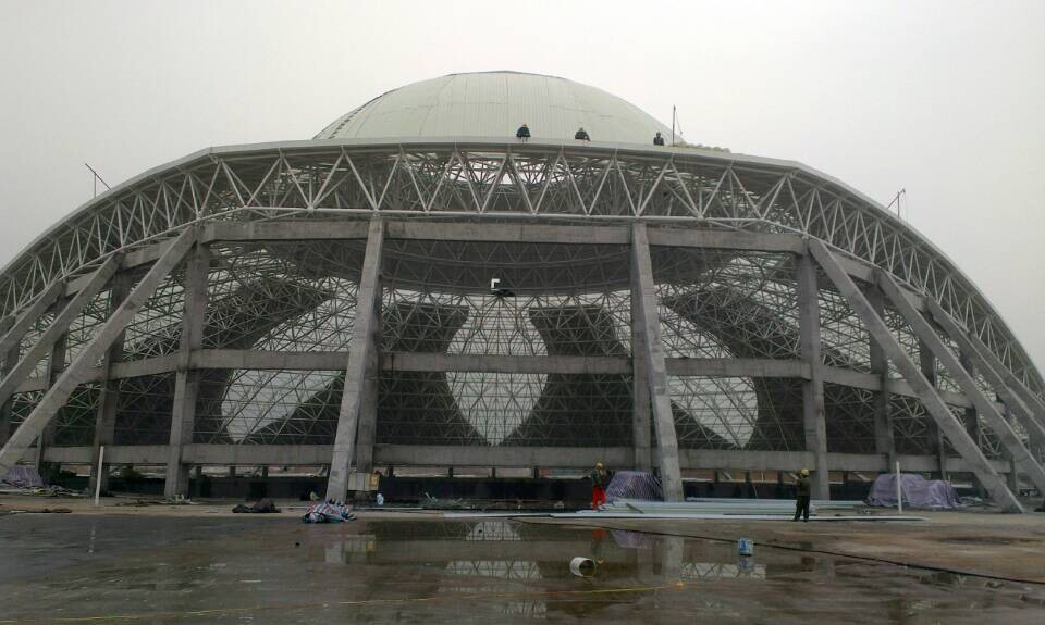 合山温泉馆网架工程